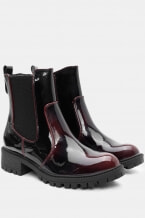 Винено-Лачена кожа